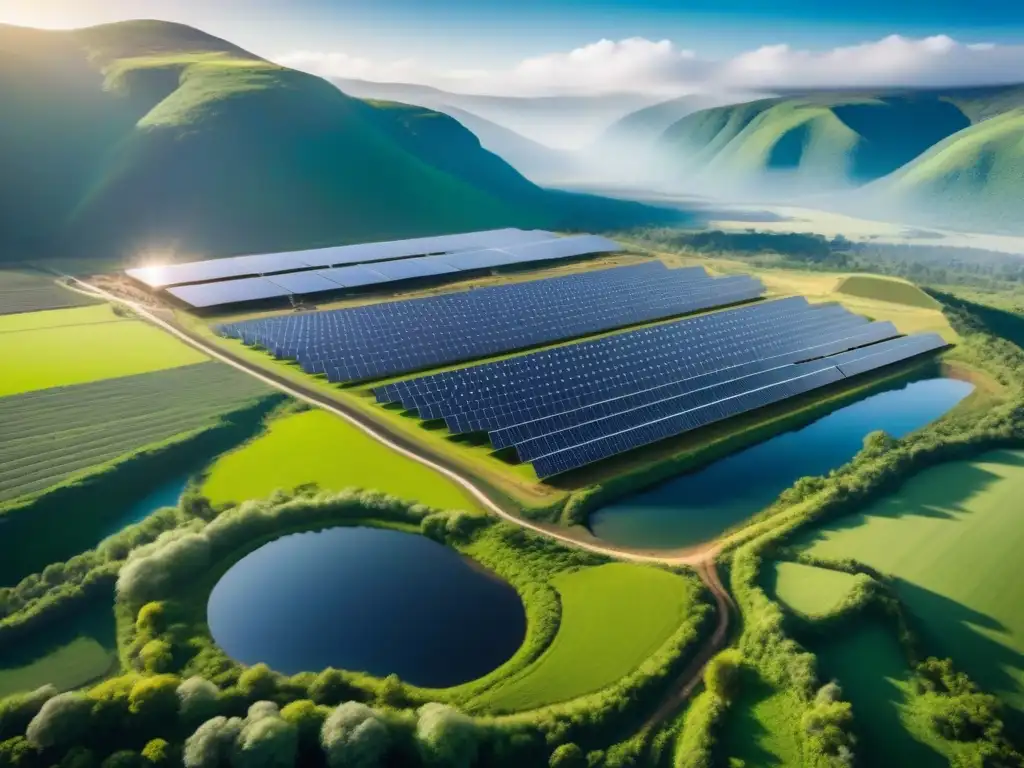 Una armonía entre naturaleza e industria en una mina sostenible, con monitorización remota en minería sostenible