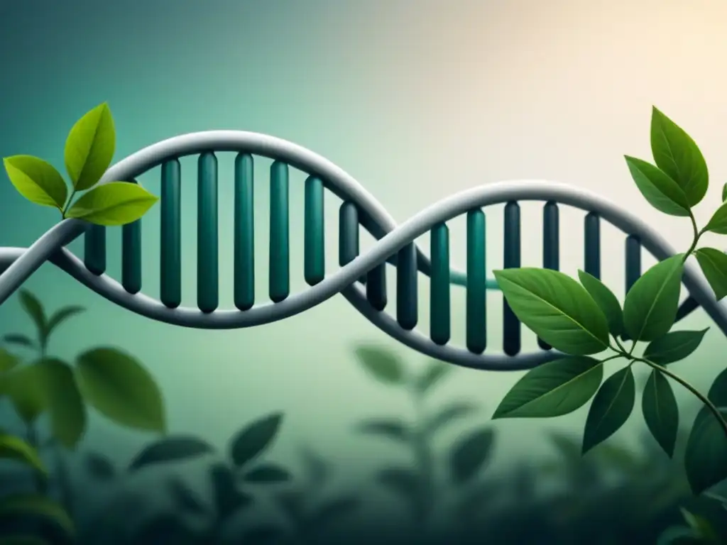 Armonía genética entre plantas y animales, simbolizando regulaciones recursos genéticos biodiversidad