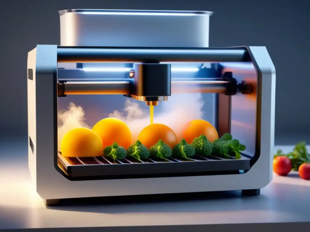 Avances en impresión 3D de alimentos sostenible: una obra maestra moderna que crea platos visualmente cautivadores