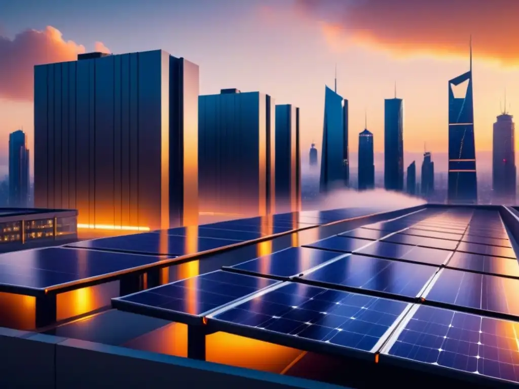 Avances en paneles solares multifuncionales integrados en la arquitectura futurista de la ciudad