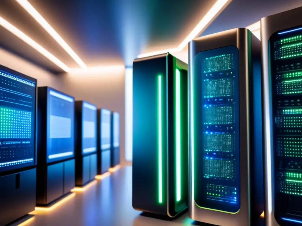 Avanzada supercomputación en el diseño de productos, fusionando tecnología futurista con innovación