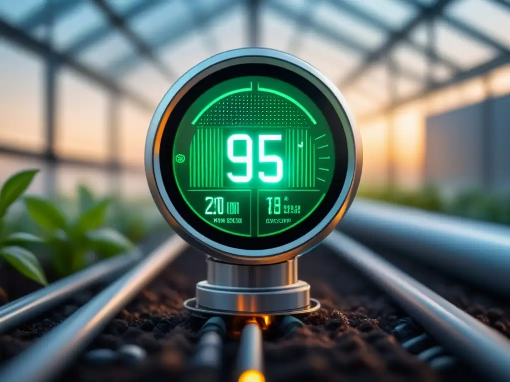 Avanzada tecnología de sensores de gases efecto invernadero en un moderno sensor hightech