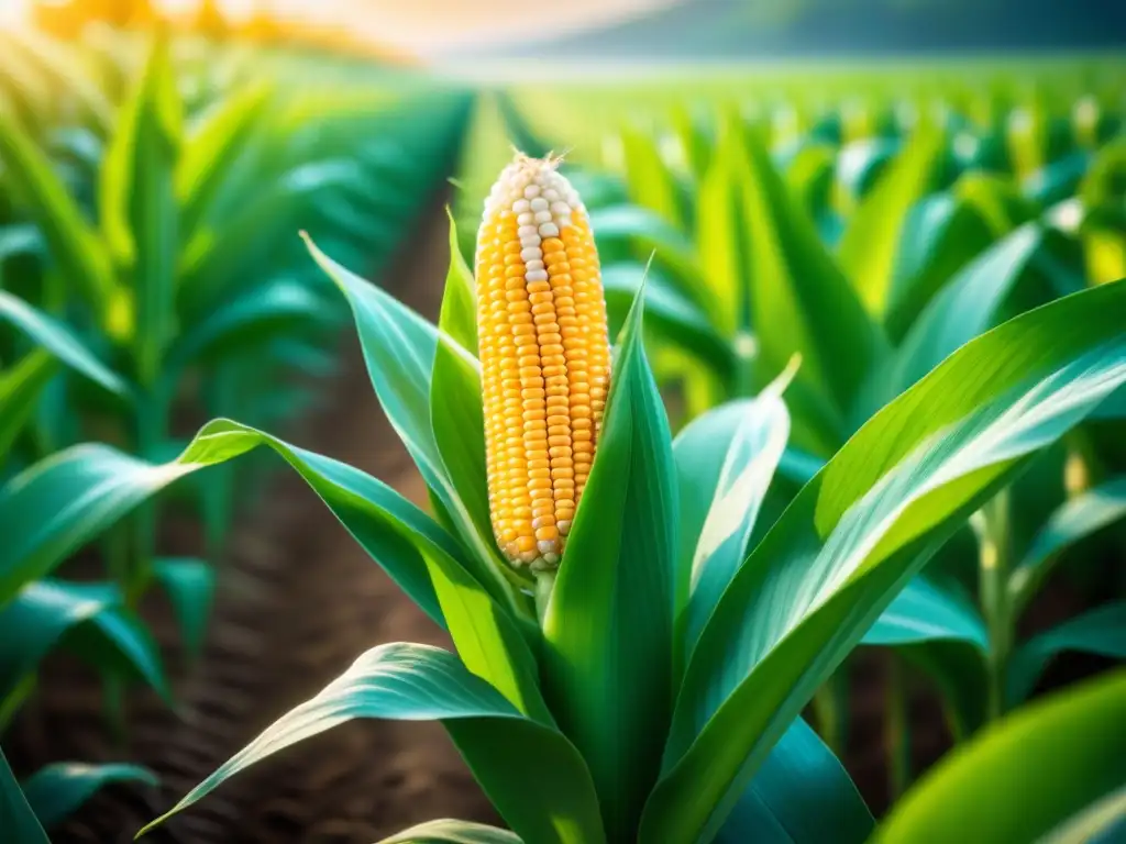 Un campo orgánico vibrante resalta la tecnología CRISPR en agricultura