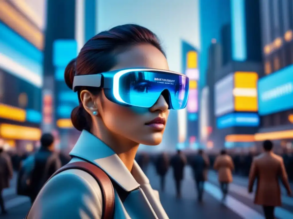 Explorando la ciudad con las increíbles aplicaciones del 5G en gafas de realidad aumentada