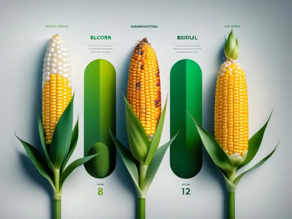 Comparativa de biocombustibles de distintas generaciones: maíz, refinador y algas