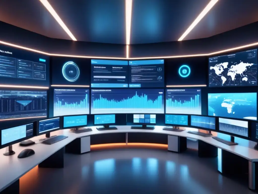 Control room futurista fusiona IoT y Big Data en decisiones estratégicas