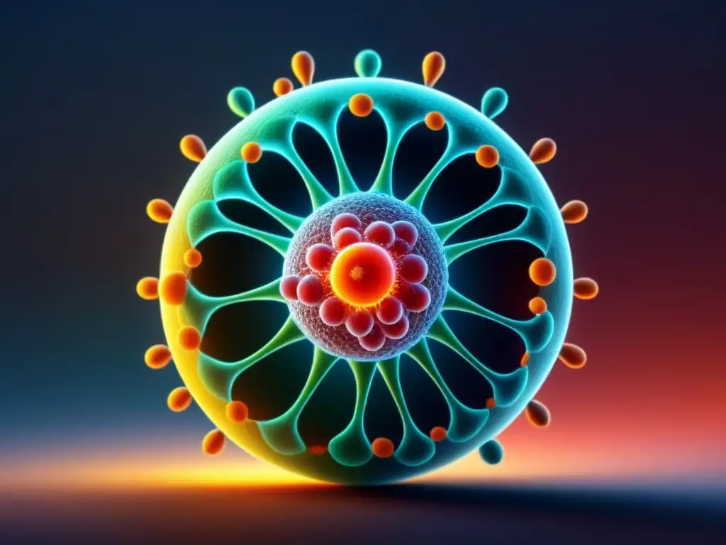 Ilustración detallada y minimalista del virus de la Hepatitis C siendo eliminado por terapia antiviral, con estructuras moleculares y símbolos médicos