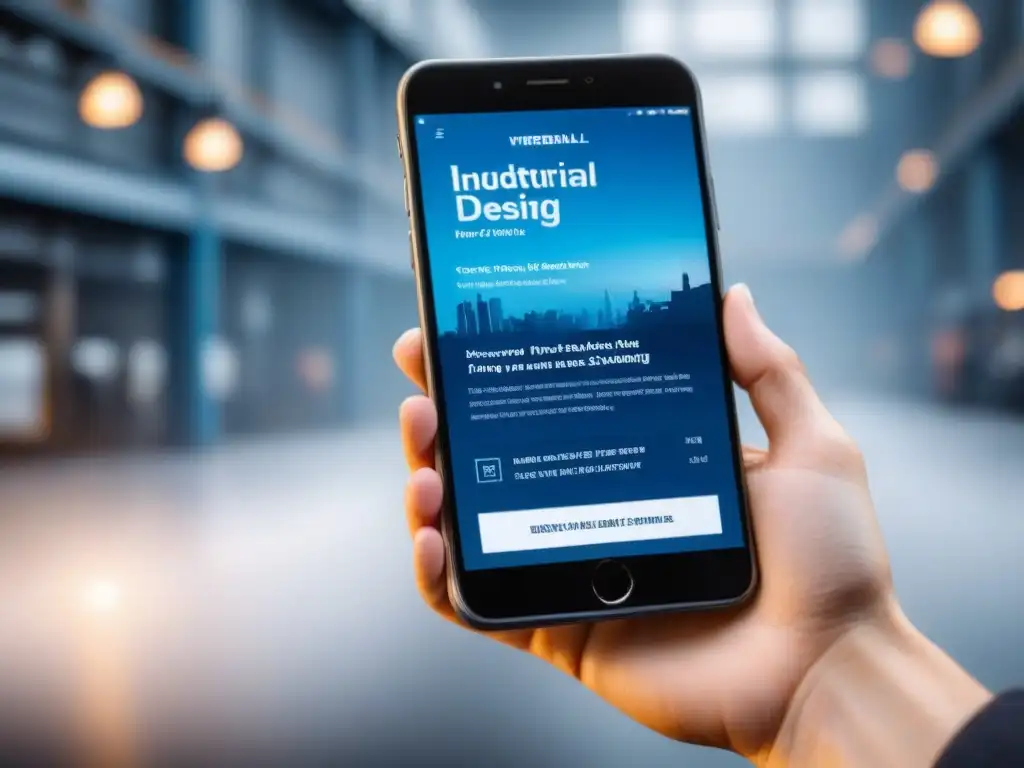Diseño web industrial móvil: tipografía audaz, imágenes de calidad y diseño optimizado