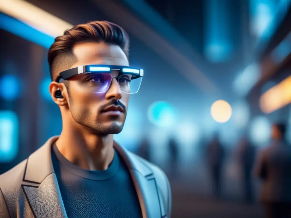 Dispositivos avanzados para salud visual: Gafas de realidad aumentada de alta tecnología