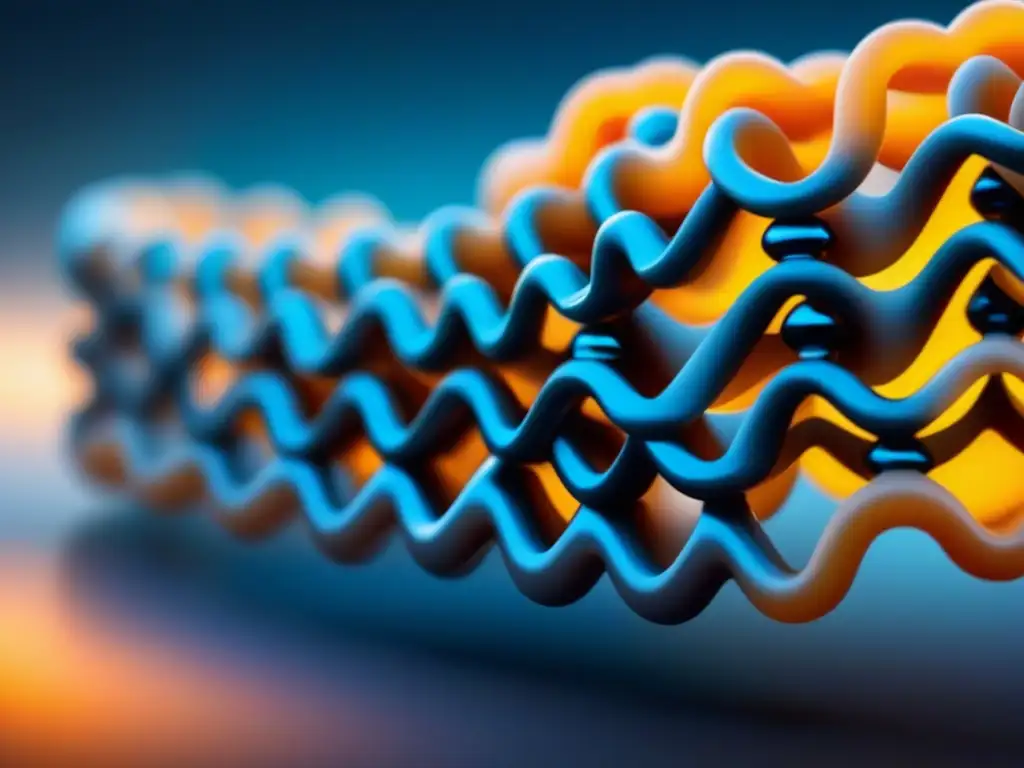 Estructura molecular de polímeros de alta tecnología innovadores