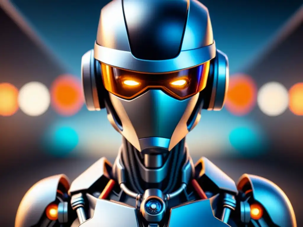 Fascinante nanorobot ensamblando componentes con precisión, mostrando avanzada tecnología