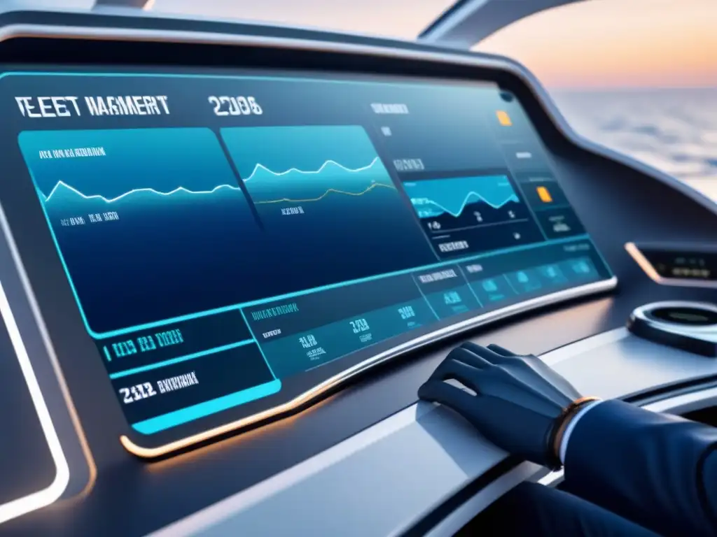 Una flota marítima futurista y eficiente, con datos en tiempo real