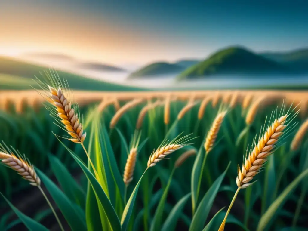 Un grano de trigo modificado por CRISPR, mostrando avances en la agroindustria y su aspecto mejorado