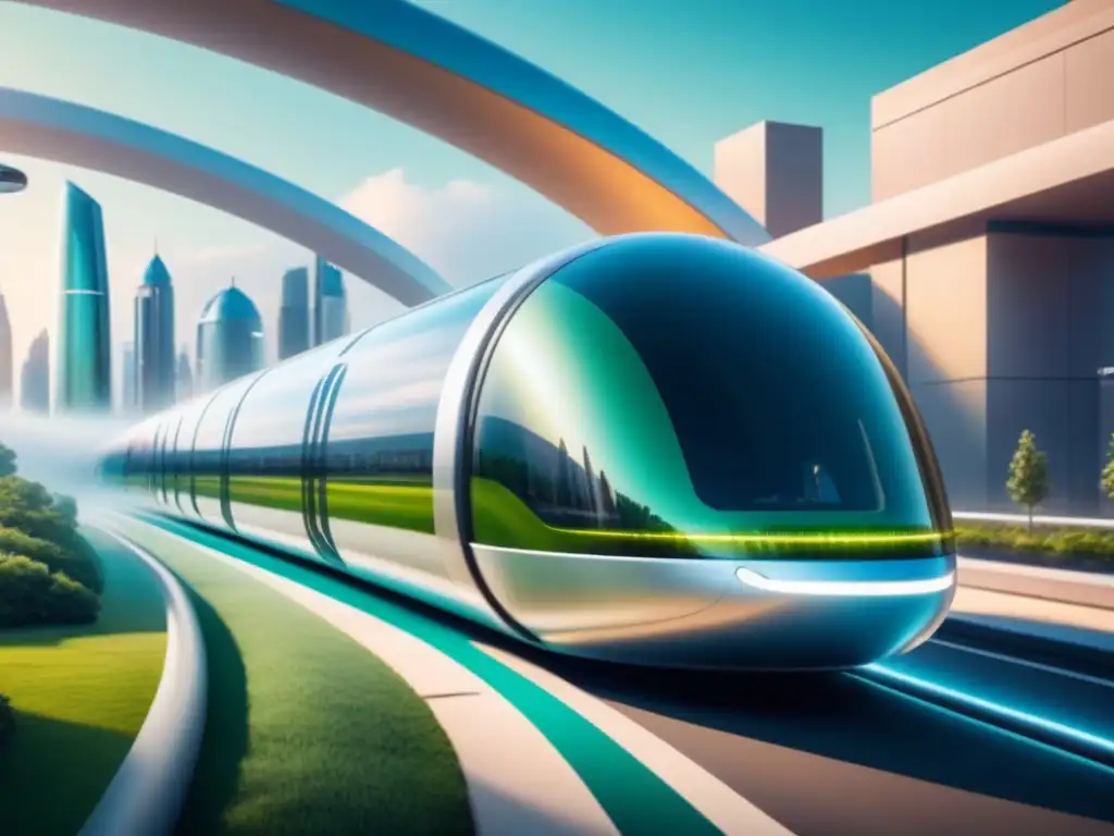 Un Hyperloop sostenible avanza por ciudad verde