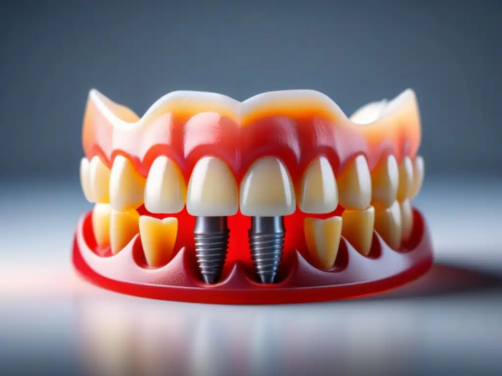 Implante dental personalizado impreso en 3D, detalle y precisión en odontología personalizada impresión 3D