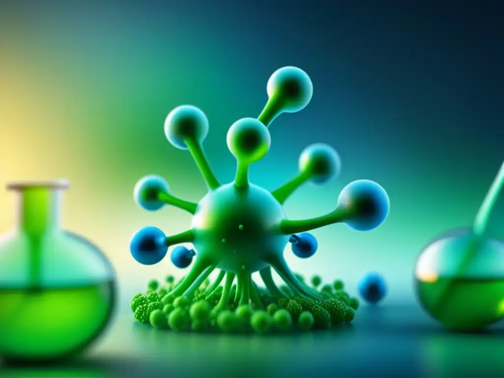 La importancia de los biocatalizadores en la química verde: estructuras moleculares interactuando en armonía y eficiencia