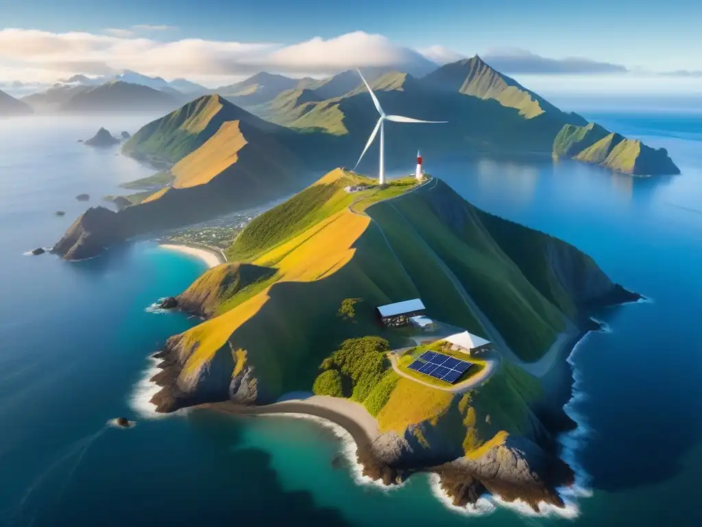 Una impresionante imagen en 8k de la remota isla de Kodiak en Alaska con microredes autosuficientes