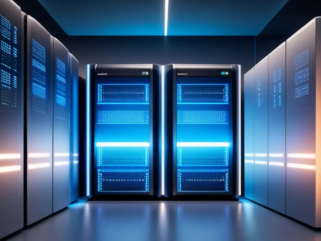 Impresionante supercomputadora en diseño futurista para Gestión de desastres con supercomputación