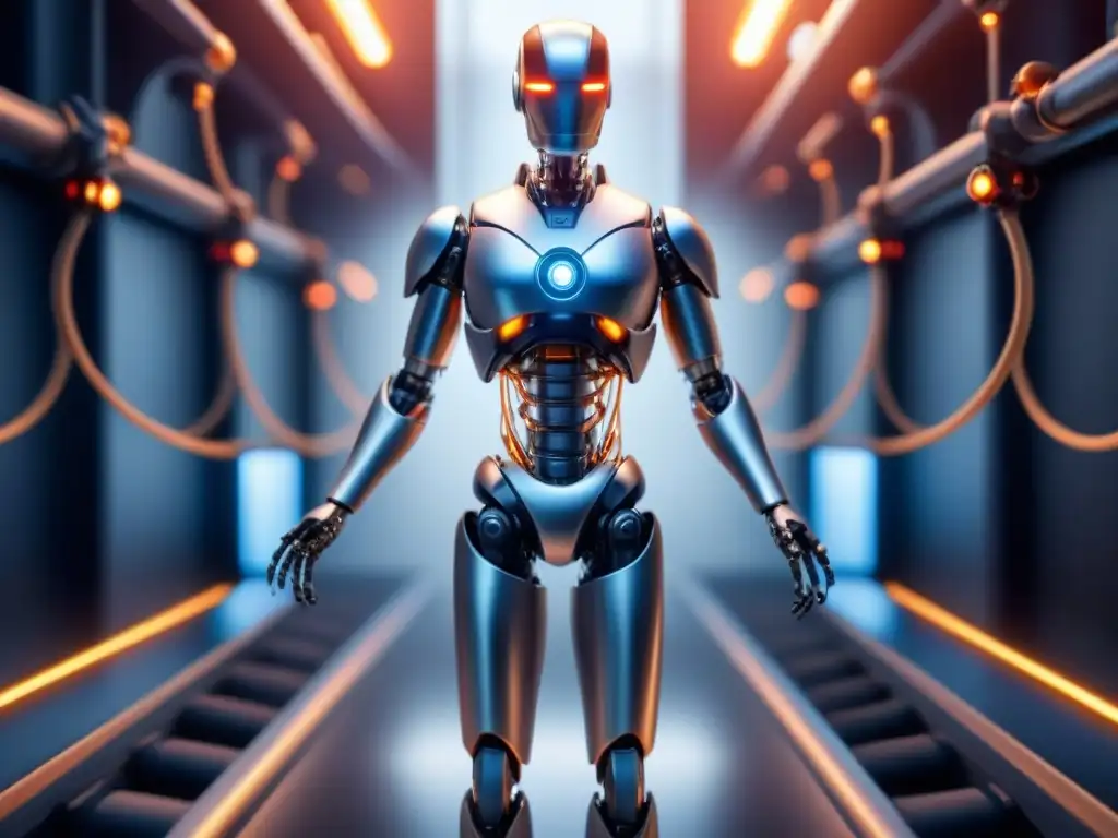 Avanzado nanorobot plateado en red de vasos sanguíneos Increíble nanorobot de plata navegando por vasos sanguíneos humanos