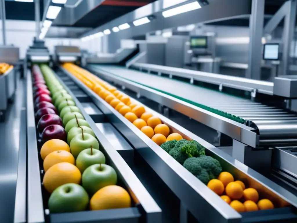 Automatización en la industria alimentaria: Línea de producción moderna y eficiente en planta procesadora de alimentos