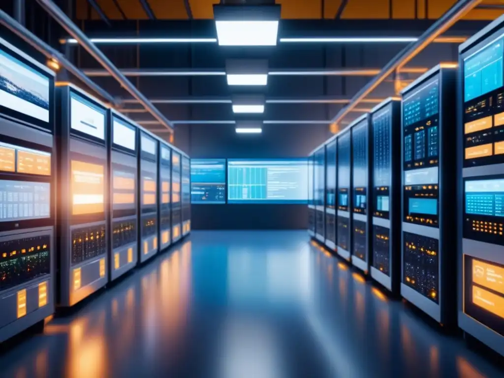 Instalación industrial inteligente con IoT y sensores integrados Instalación industrial moderna con sensores IoT integrados, destacando la eficiencia de la Inteligencia Artificial en sensores IoT