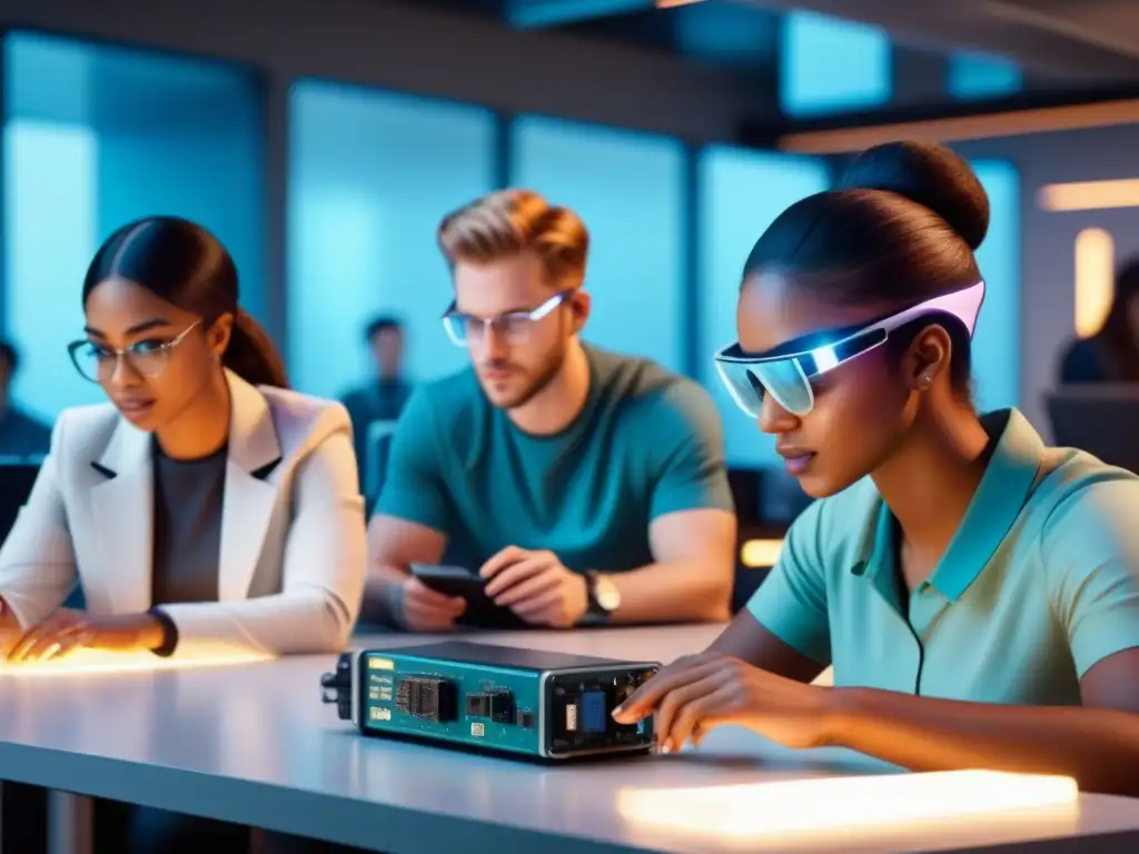 Formación de ingenieros en electrónica: Jóvenes estudiantes inmersos en la tecnología educativa del aula moderna