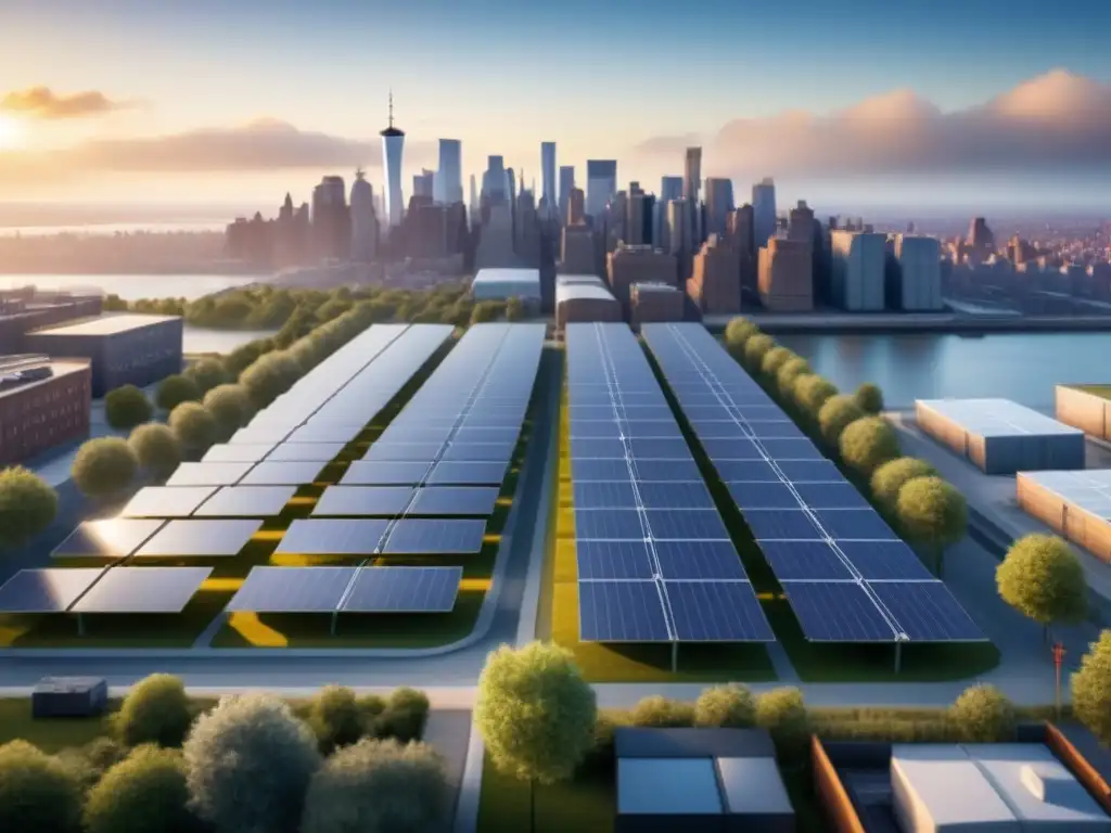Innovadora microred en Brooklyn, NY: conexiones avanzadas, energía sostenible y diseño futurista