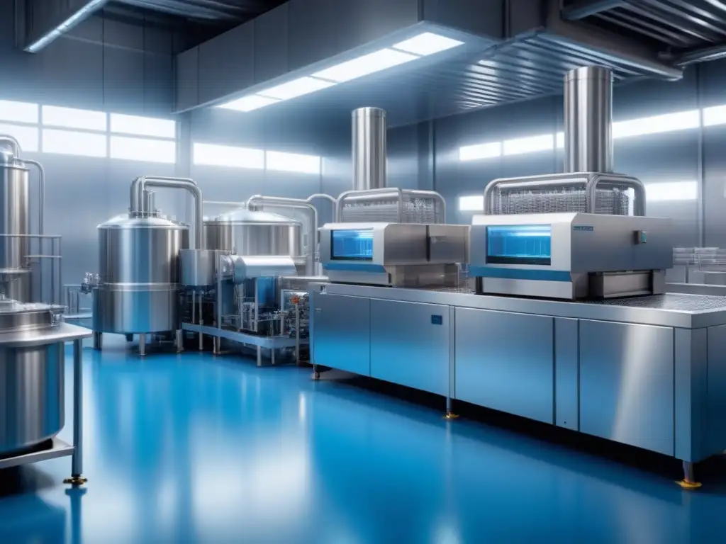 Planta de Procesamiento de Alimentos: Tecnología de Enfriamiento Ultrarrápido en Acción Innovadora planta de procesamiento de alimentos con enfriamiento ultrarrápido en industria alimentaria