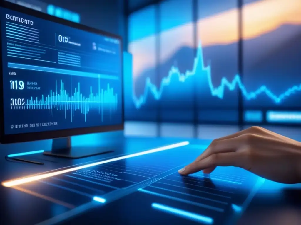 Interfaz digital con análisis de IA para Gestión de riesgos financieros
