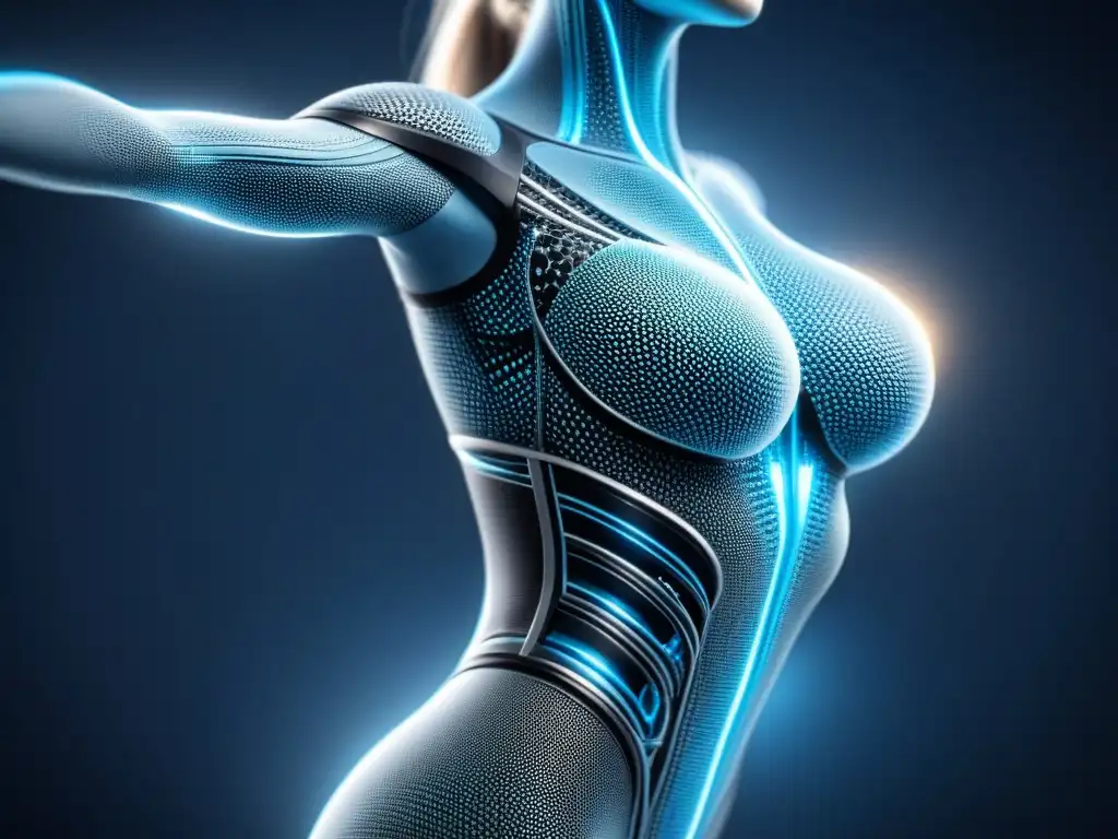 Redes neuronales interconectadas: futuro en azul y plata Intrincadas redes neuronales en azul y plata sobre fondo negro, simbolizando la Inteligencia artificial en gestión tecnológica