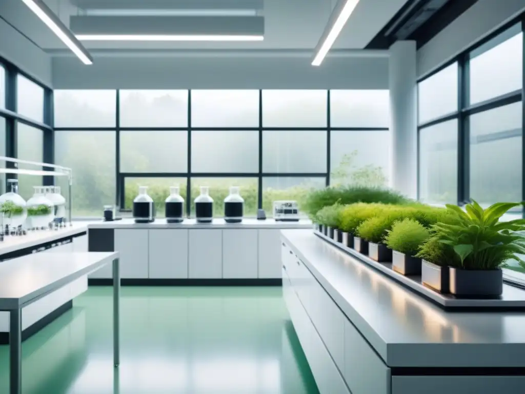 Un laboratorio moderno y sostenible con equipamiento de biotecnología avanzada