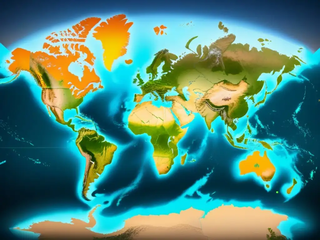 Mapa del mundo destacando países líderes en producción global biocombustibles