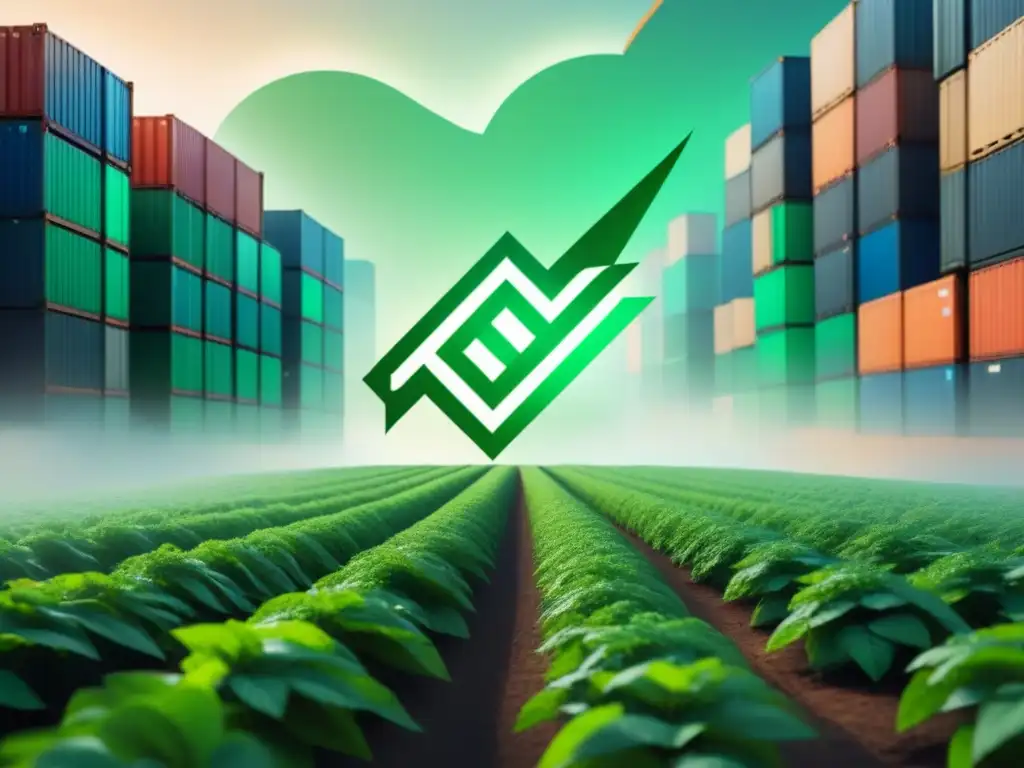 Un mundo sostenible: red blockchain se entrelaza con cadena logística verde