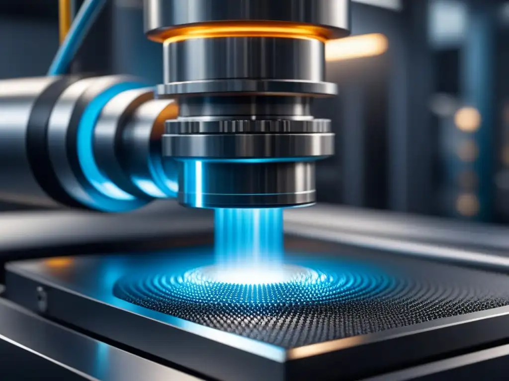 Aplicación de nanorecubrimiento plateado en maquinaria industrial para industria sostenible