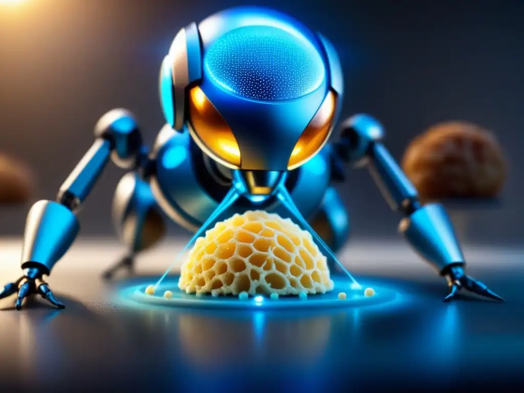 Un nanorobot futurista detecta patógenos en alimentos