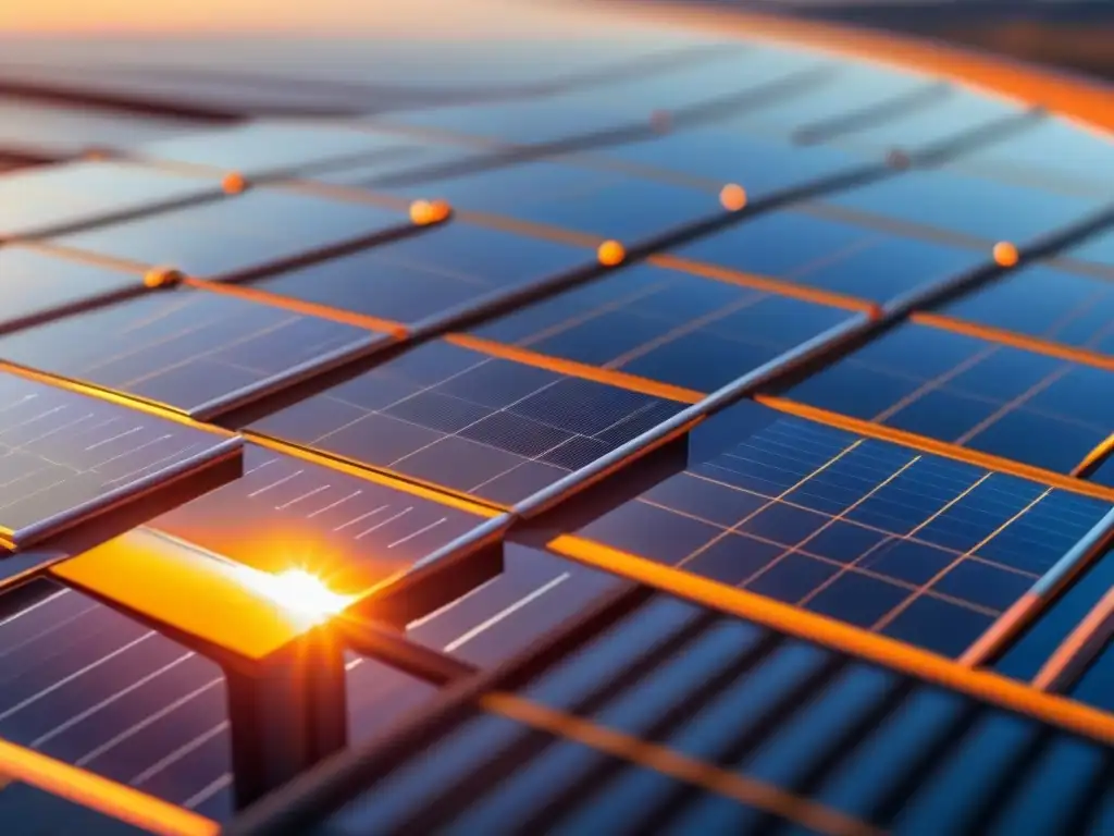 Un panel solar portátil con diseño innovador y detallado capturando la luz solar