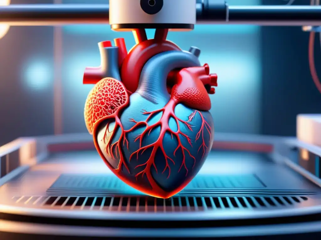 Proceso de bioingeniería: corazón vivo impreso en 3D con precisión