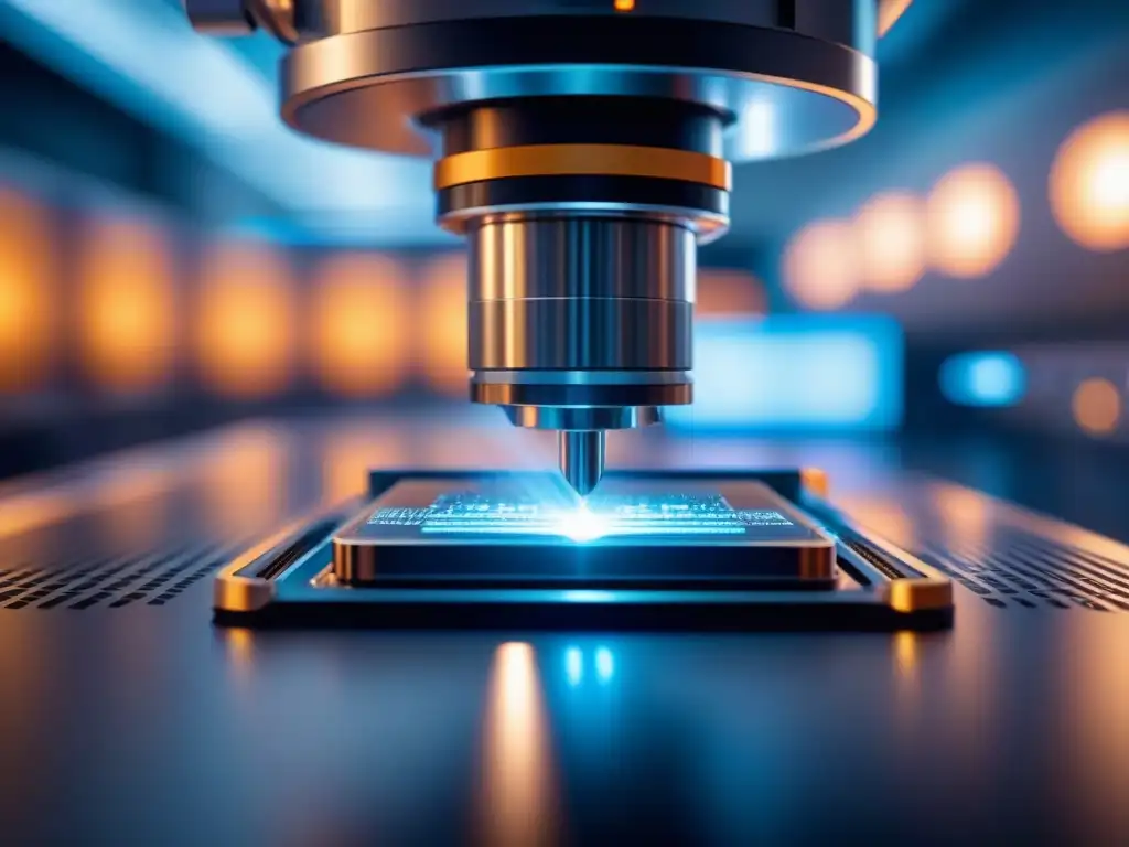 Fabricación de nanochip futurista con precisión y tecnología avanzada Fabricación nanochips: procesos y futuro