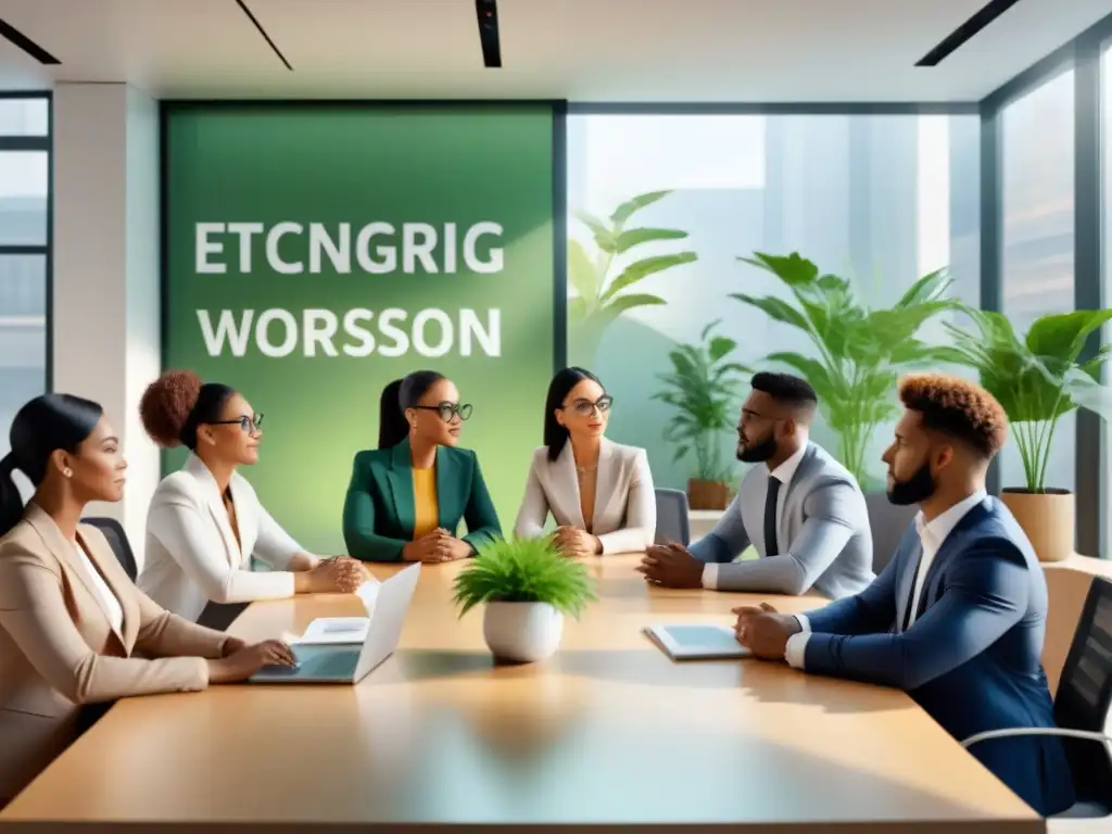 Profesionales diversas en sesión de feedback constructivo en oficina moderna