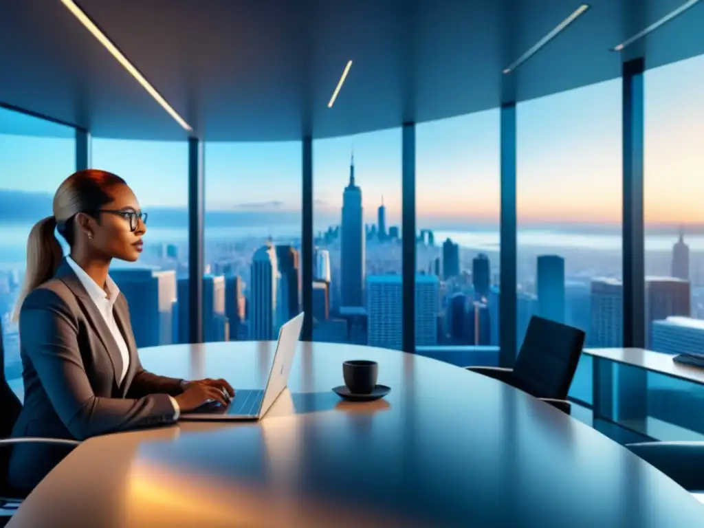 Reunión de profesionales en oficina moderna - ERP Profesionales diversificados discuten opciones de ERP adecuado para industria en oficina moderna y elegante