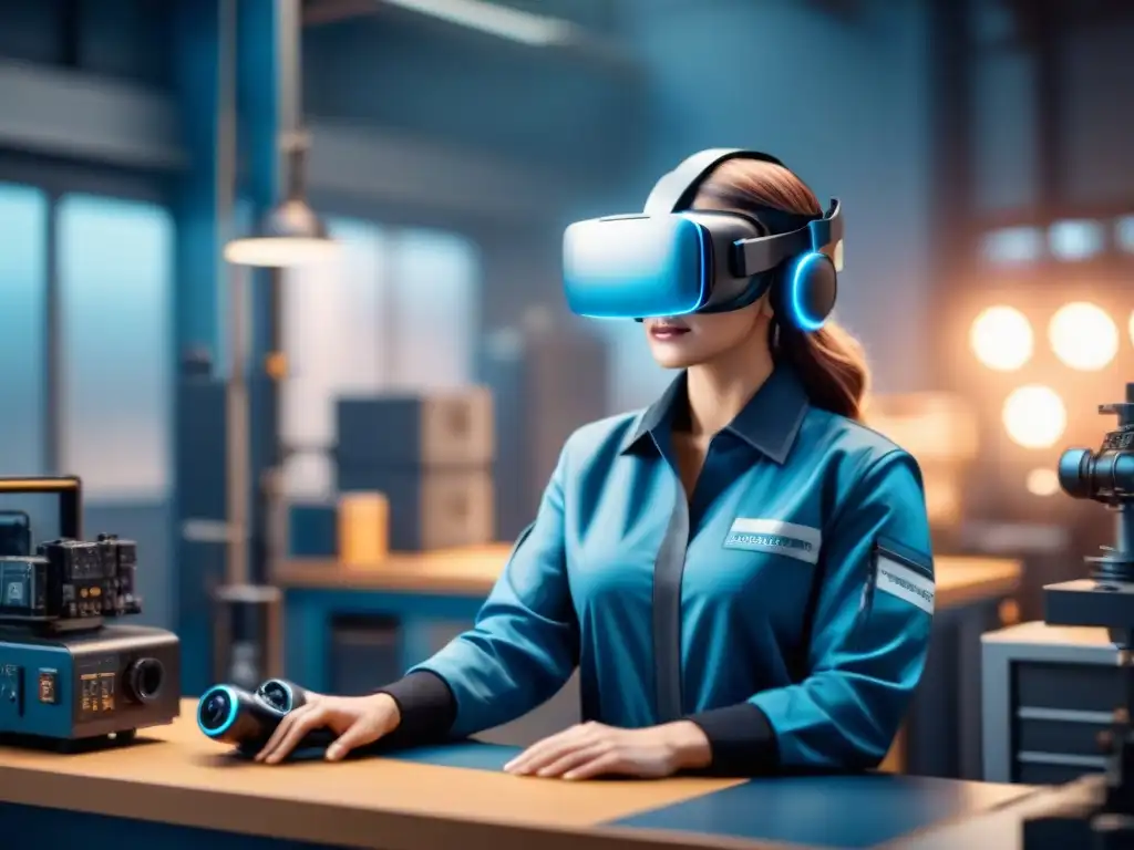 Innovación en mantenimiento industrial: Realidad Virtual en acción Innovación con realidad virtual en mantenimiento industrial: VR integrado en un entorno industrial moderno