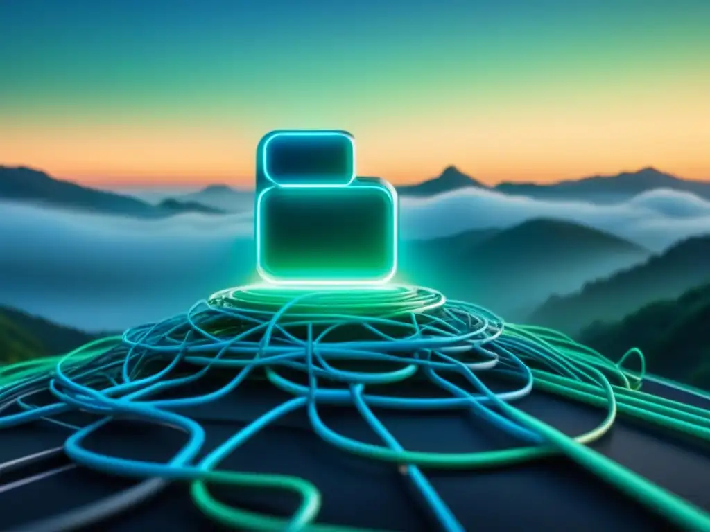 Una red de dispositivos IoT interconectados, simbolizando la Importancia de la encriptación IoT