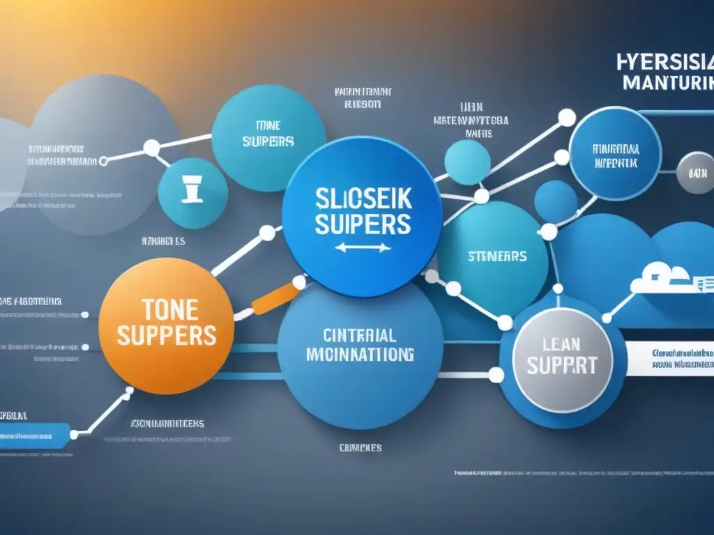 Visualiza la red de suministro moderna y eficiente, siguiendo principios Lean Manufacturing