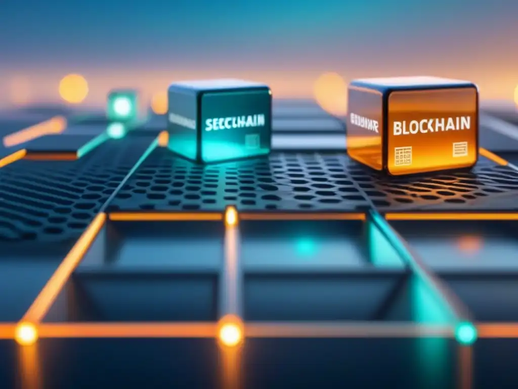 Interconexión segura y transparente de bloques en tecnologías emergentes cadenas suministro