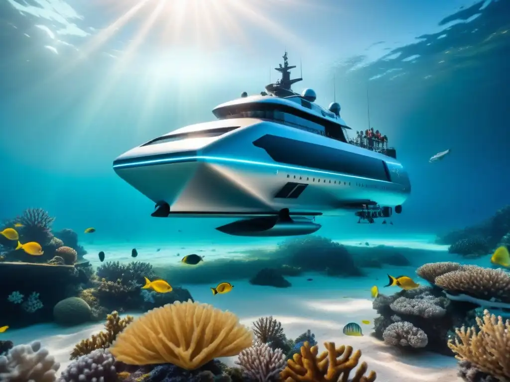 Exploración submarina con innovaciones tecnológicas en recursos marinos