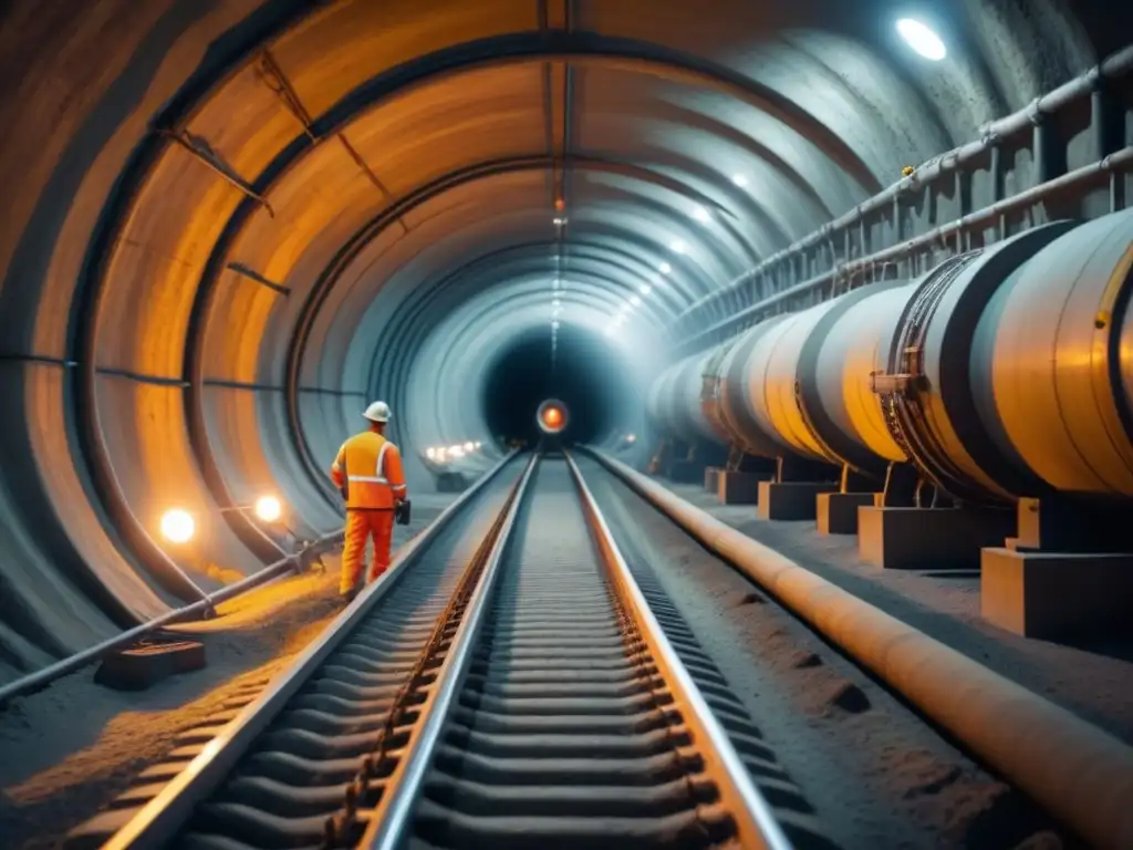 Explorando la tecnología avanzada de extracción de energía geotérmica en túneles subterráneos iluminados