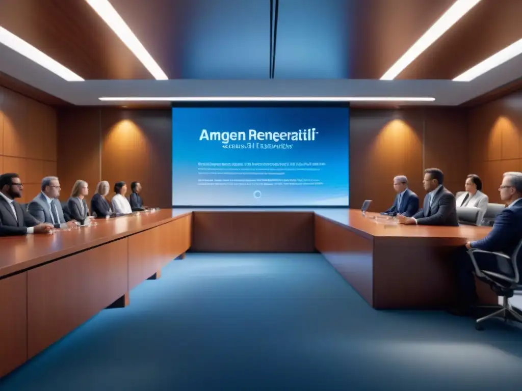 Un tenso litigio en propiedad intelectual entre Amgen y Sanofi y Regeneron en una sala moderna