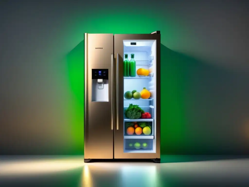 Un vistazo detallado a un refrigerador moderno y eficiente, con componentes ecológicos y tecnología avanzada